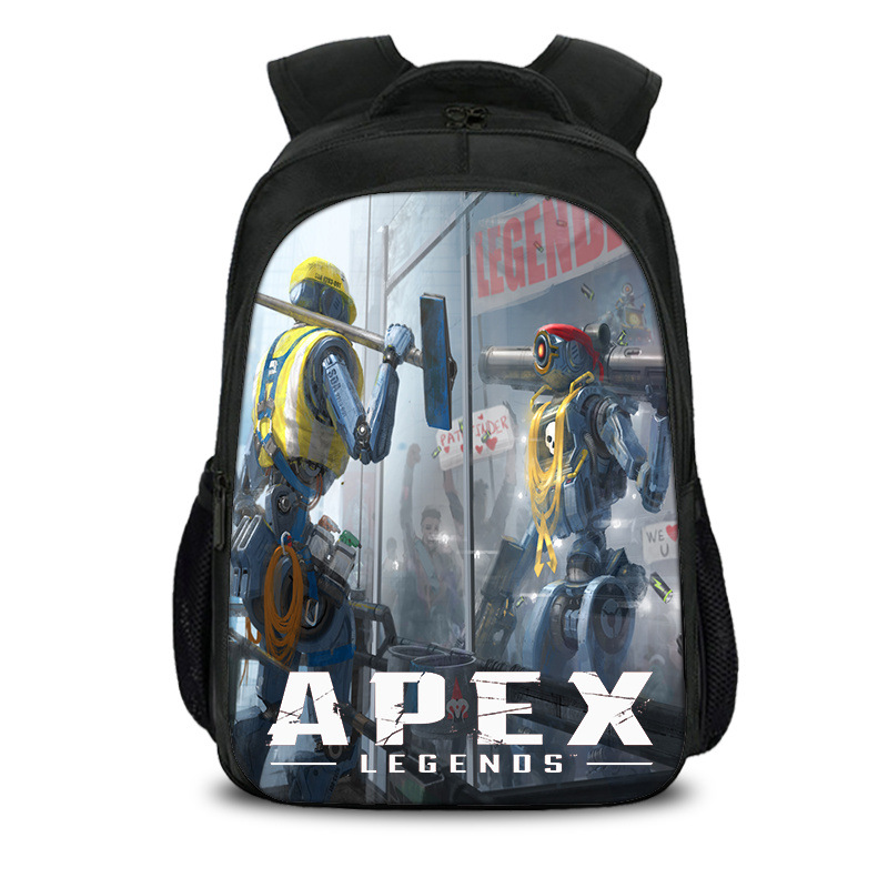 16''Apex Legends Backpack School Bag Black | giftanime