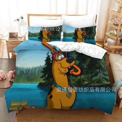 Scooby Doo 3 Piece Bed Set Giftanime, Scooby Doo King Size Bedding